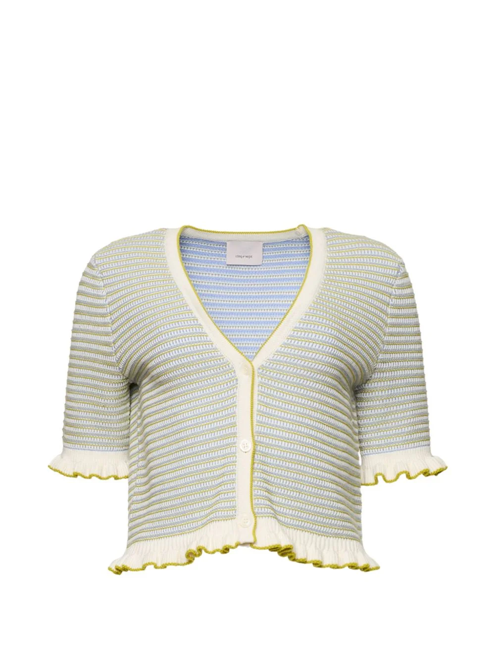 Clem ruffled cardigan - 1