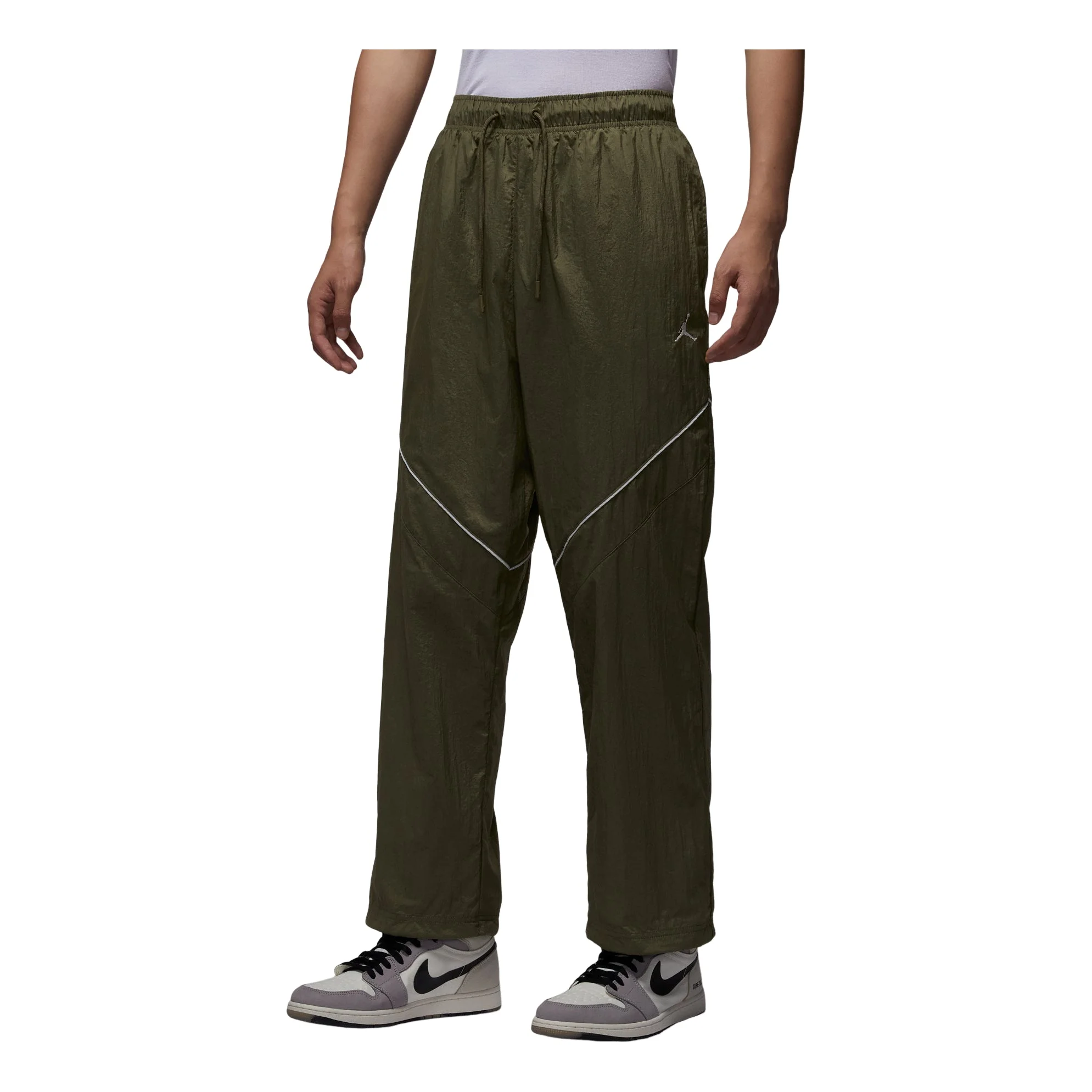 Air Jordan Brooklyn Draft Trousers 'Olive Green Sail' IB1048-222 - 1