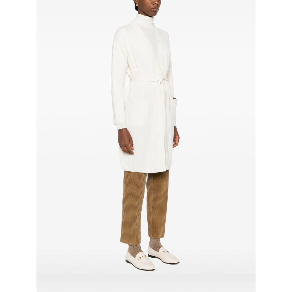 Max Mara White Knitwear - Cardigans Women - 5