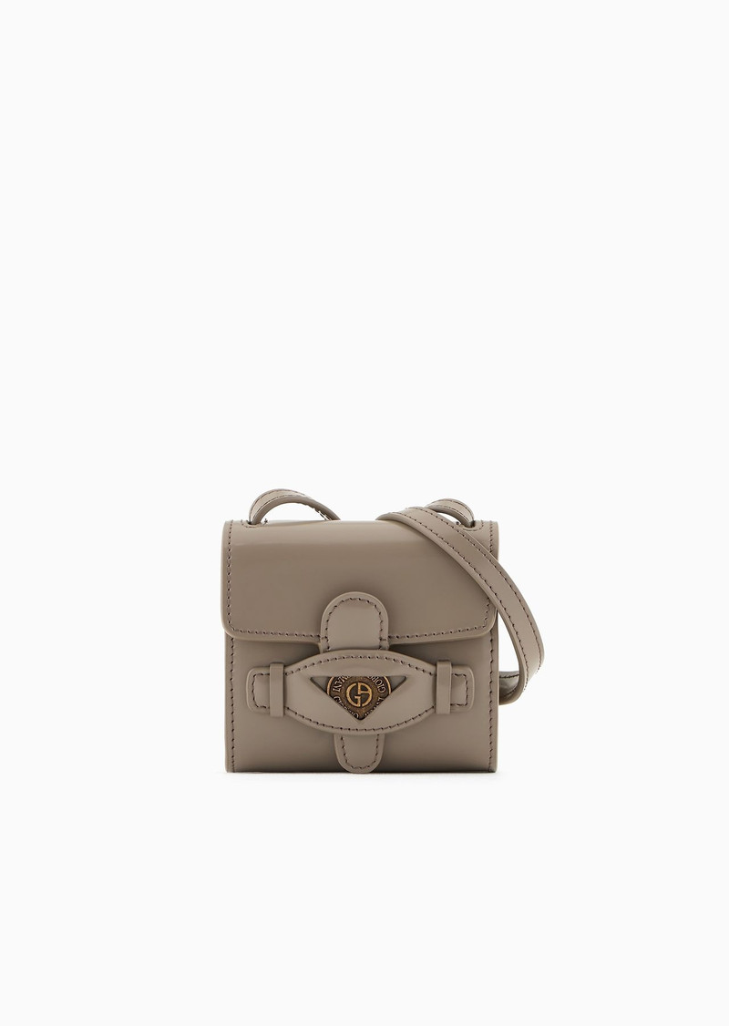 ASV brushed leather mini crossbody 1