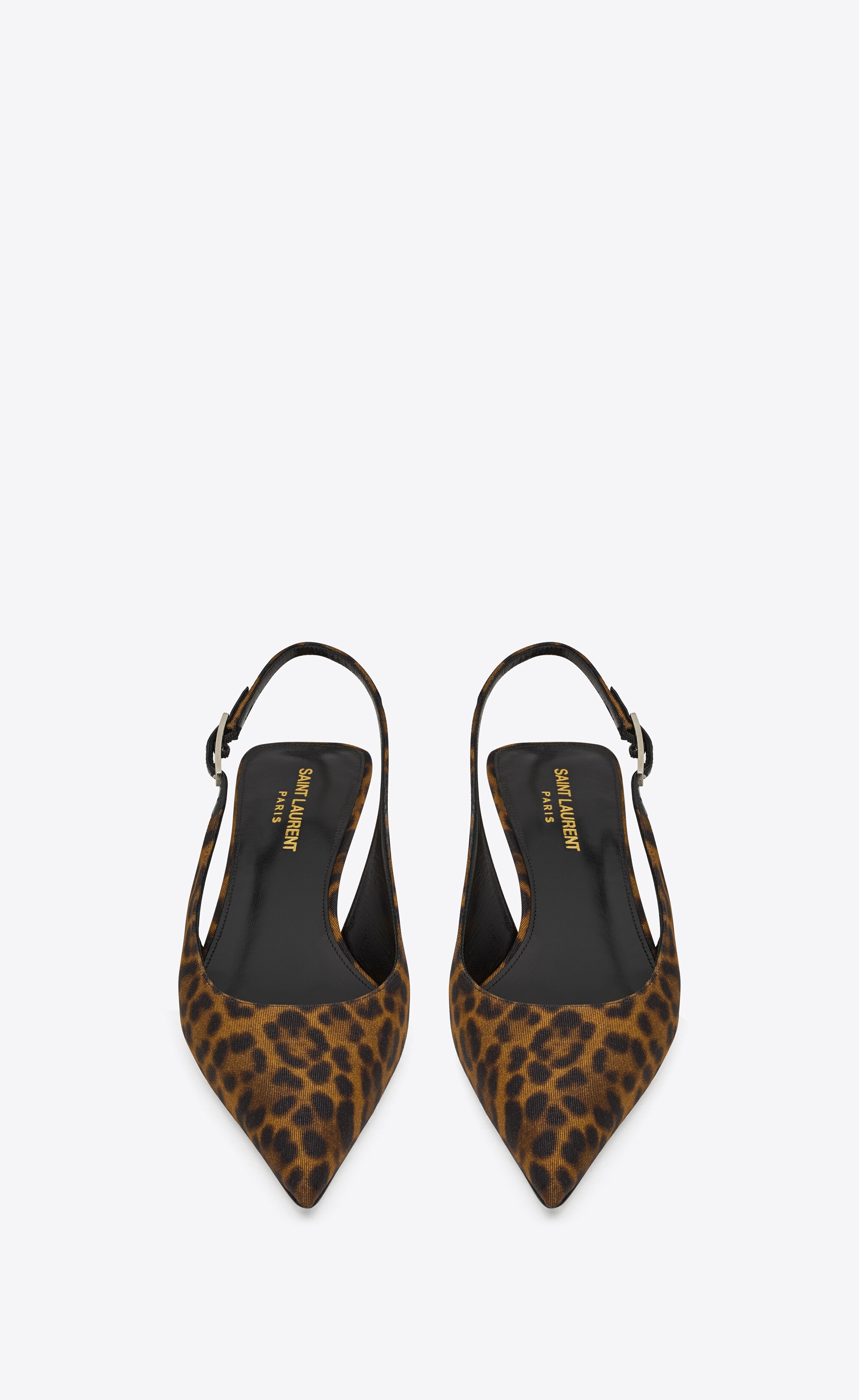 cherish slingback pumps in leopard grosgrain - 2