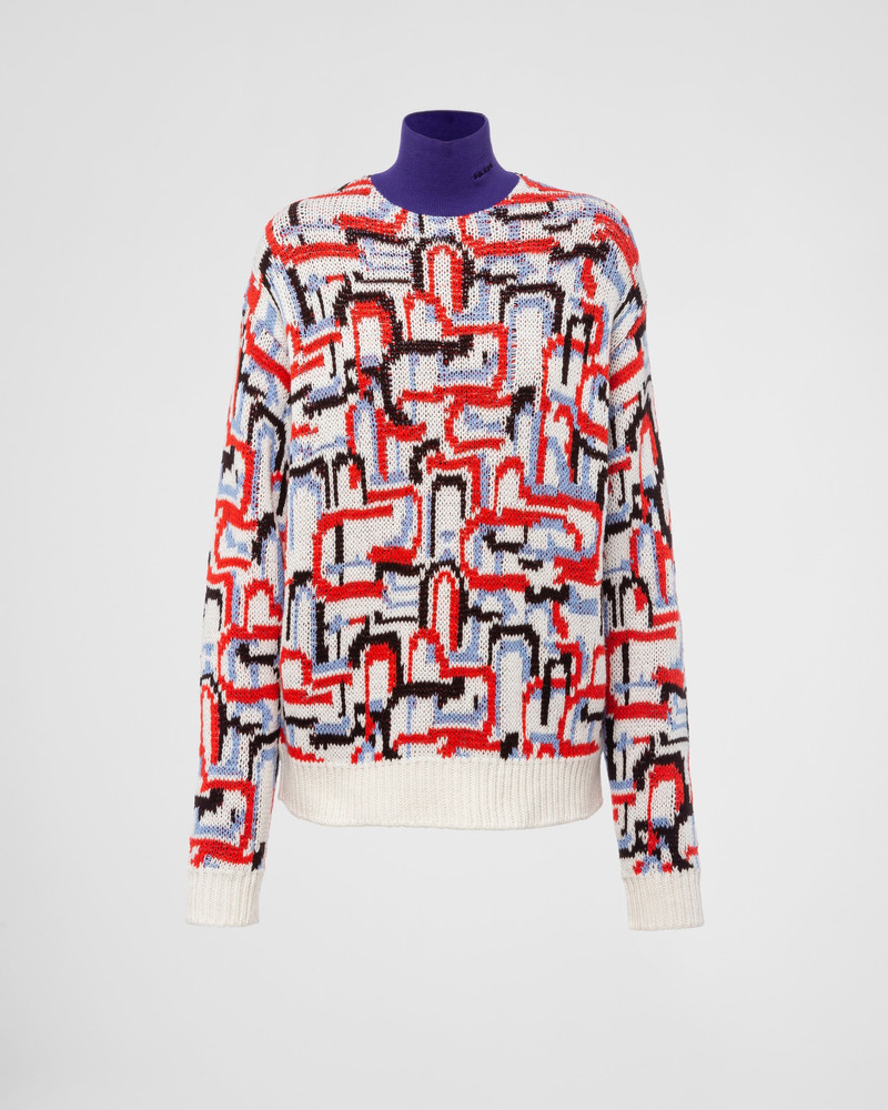 Cashmere and wool turtleneck sweater 1