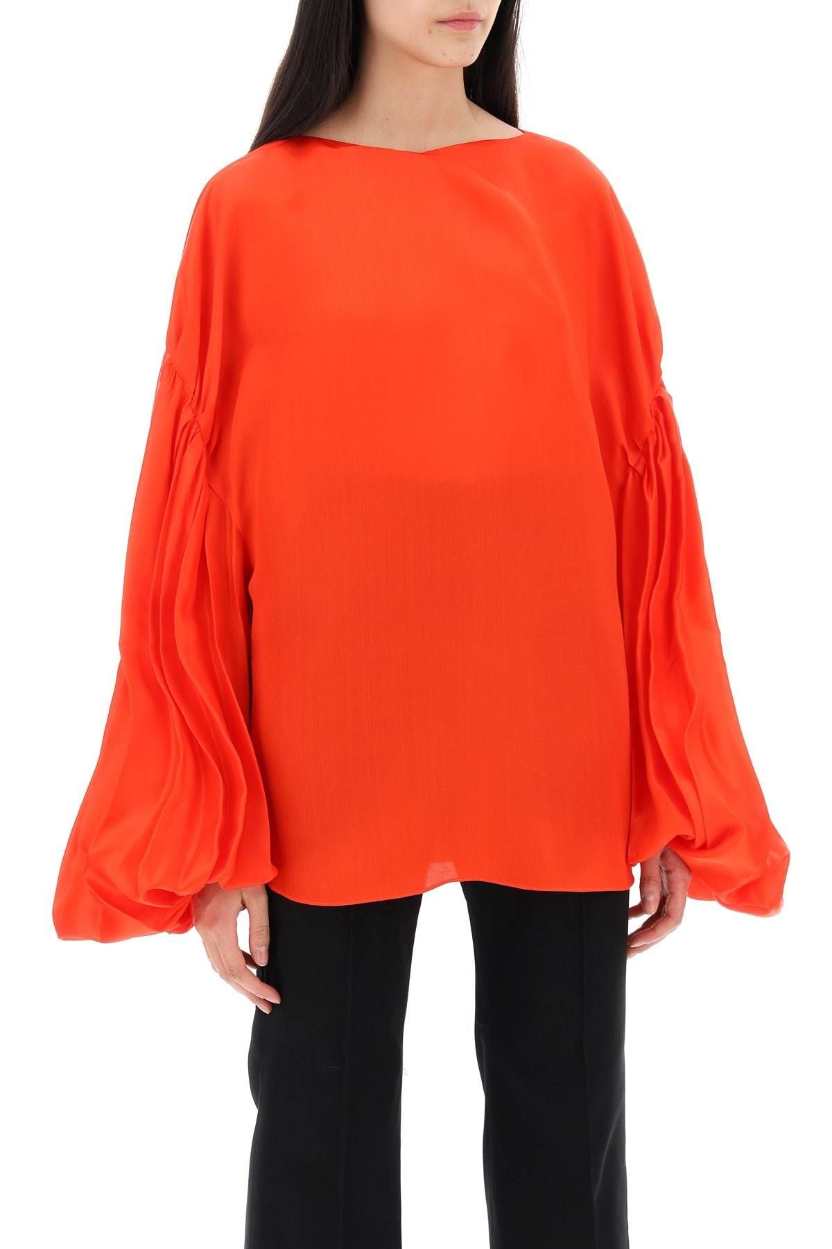 "QUICO BLOUSE WITH PUFFED SLEEVES - 3