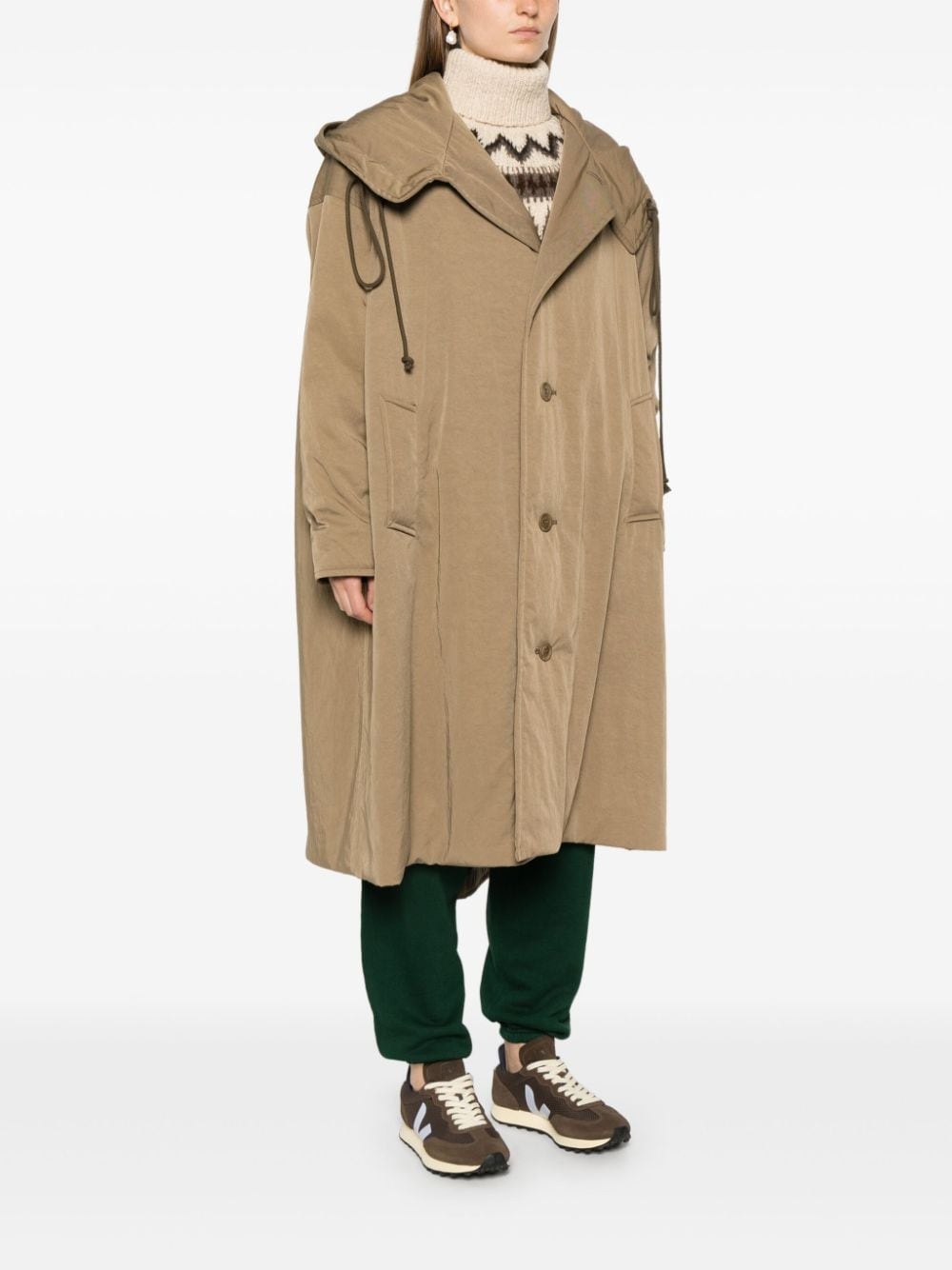 hooded coat - 3