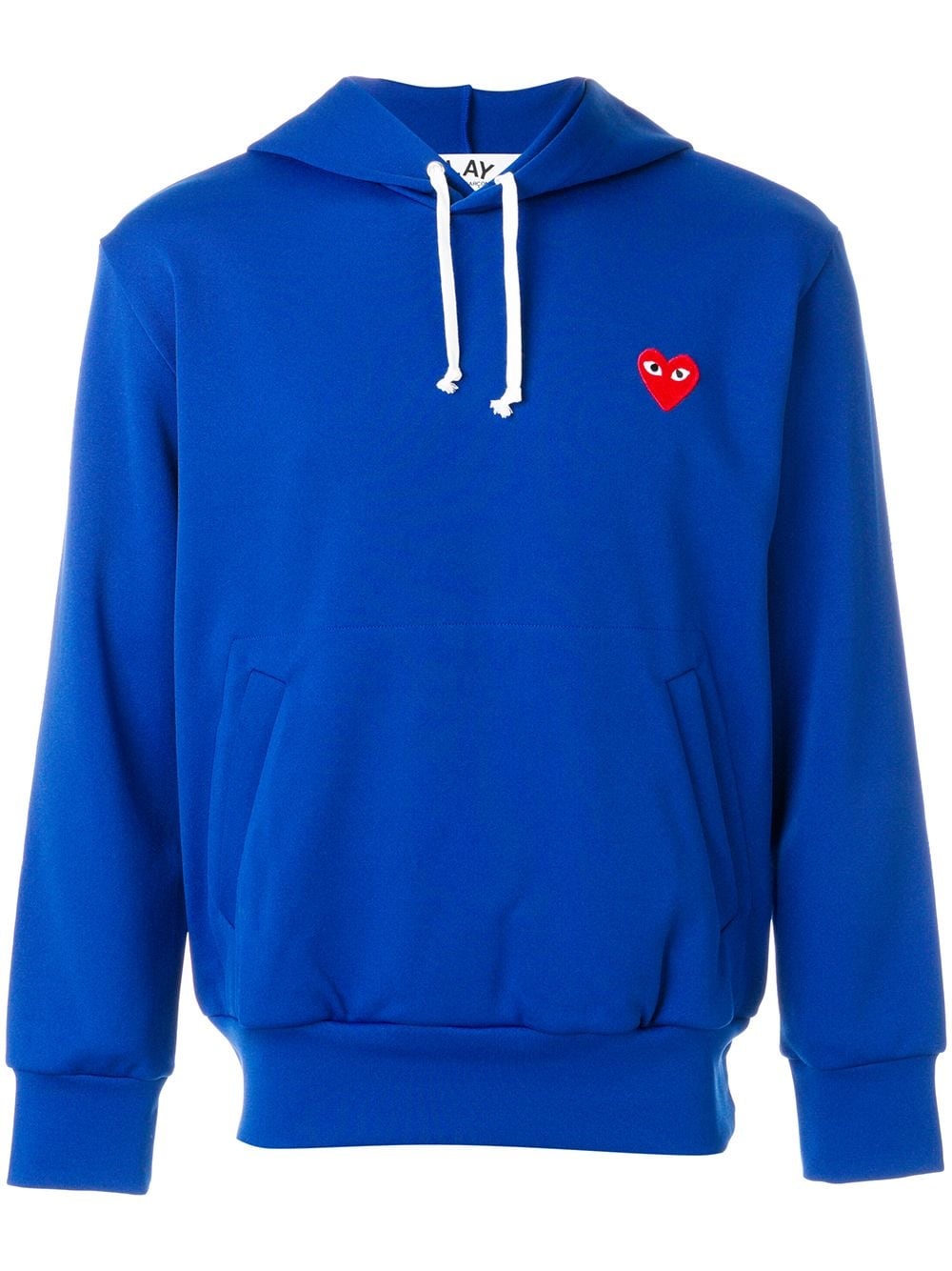 heart appliqué hoodie - 1