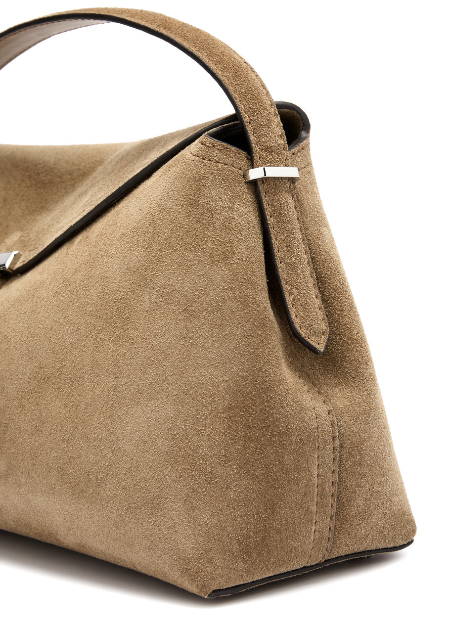 Toteme T-Lock Suede top Handle bag - 3