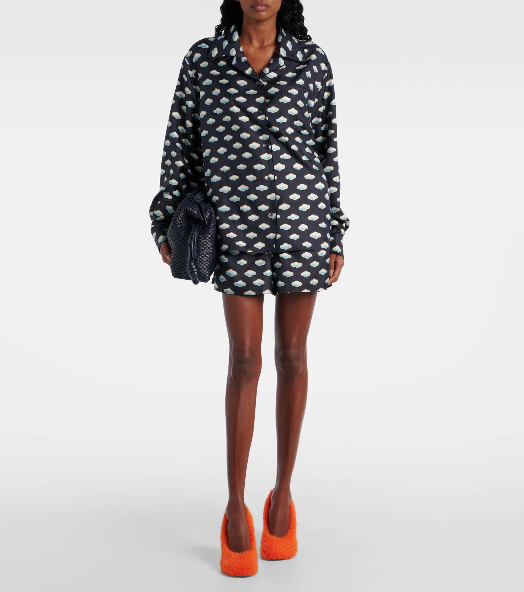 Clouds silk twill shirt - 2