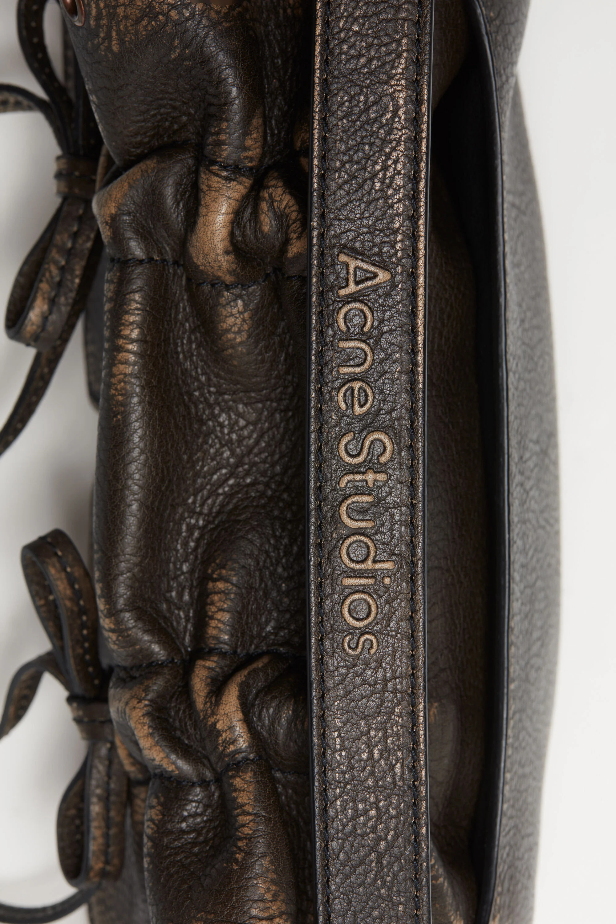 Multipocket micro bag - Dark brown/beige - 6