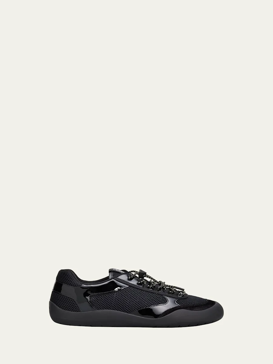 Men's Speedrock Leather and Mesh Sneakers - 1