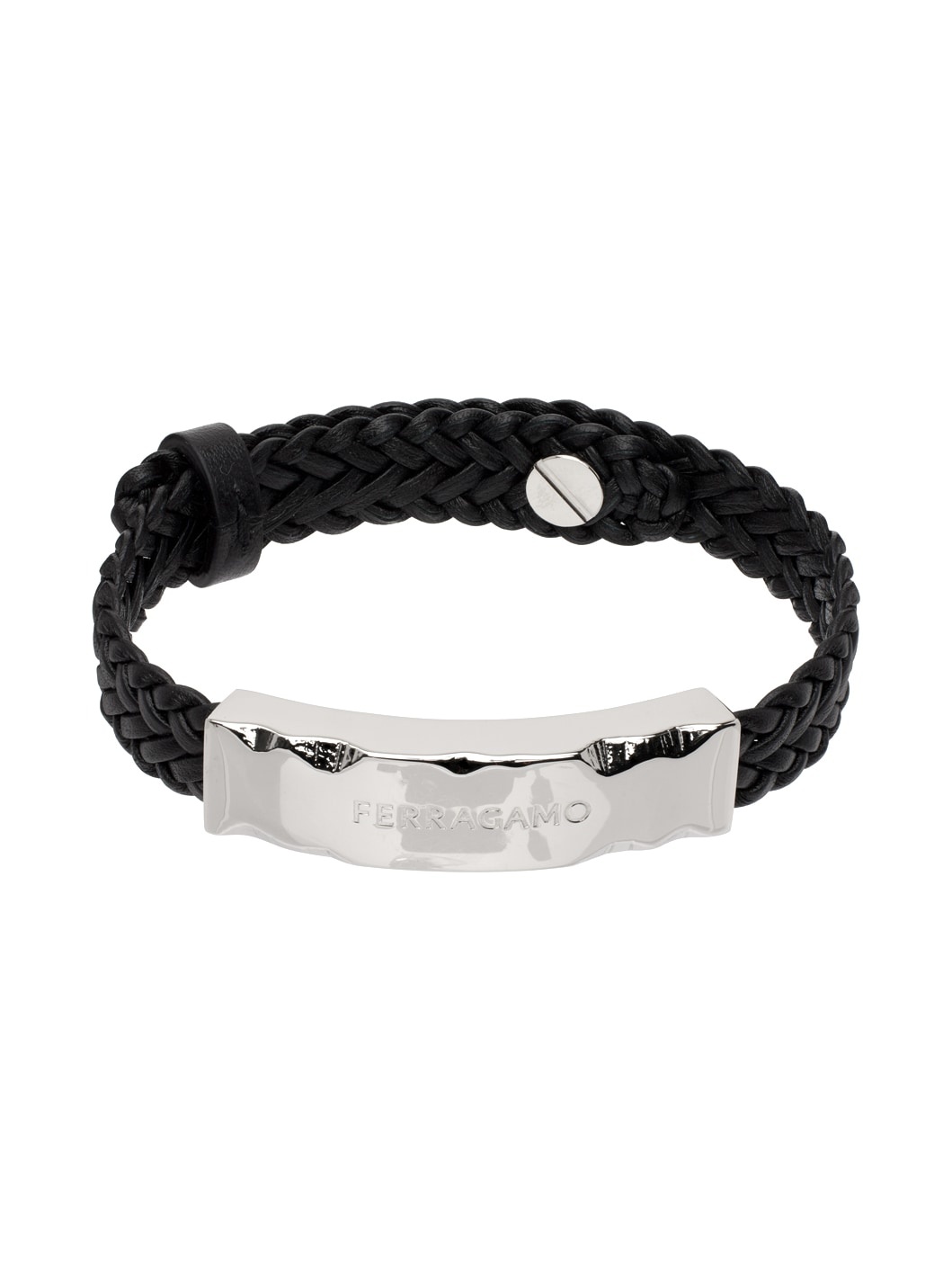 Black Braided Bracelet - 1