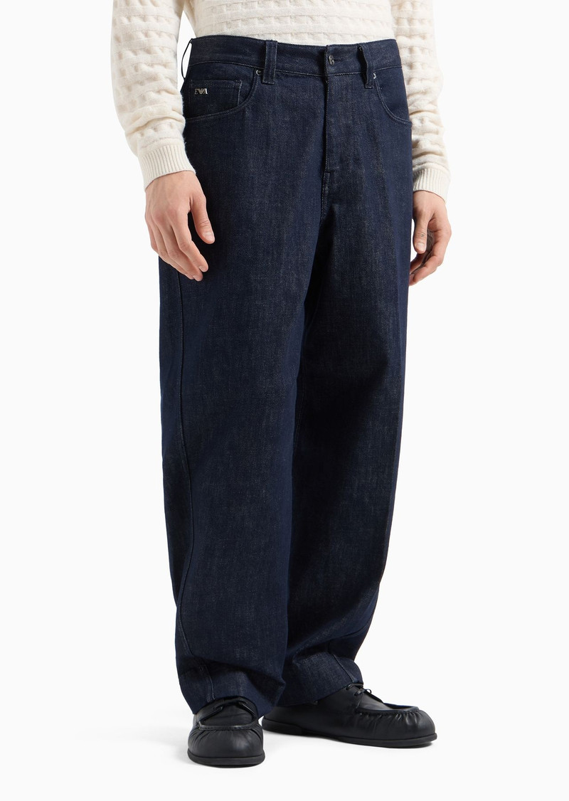 J89 Baggy-fit, untreated denim jeans 2