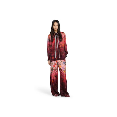 Printed silk pants - 2
