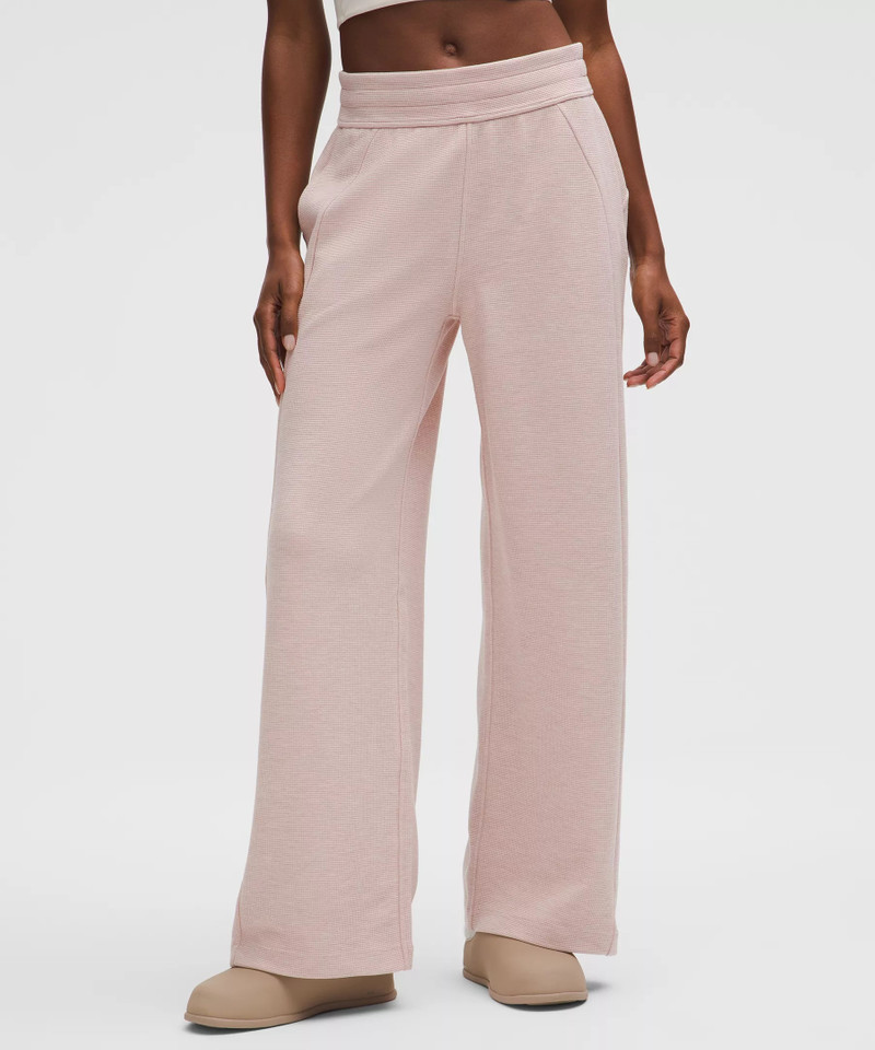 lululemon Scuba Mid-Rise Wide-Leg Pant *Waffle outlook