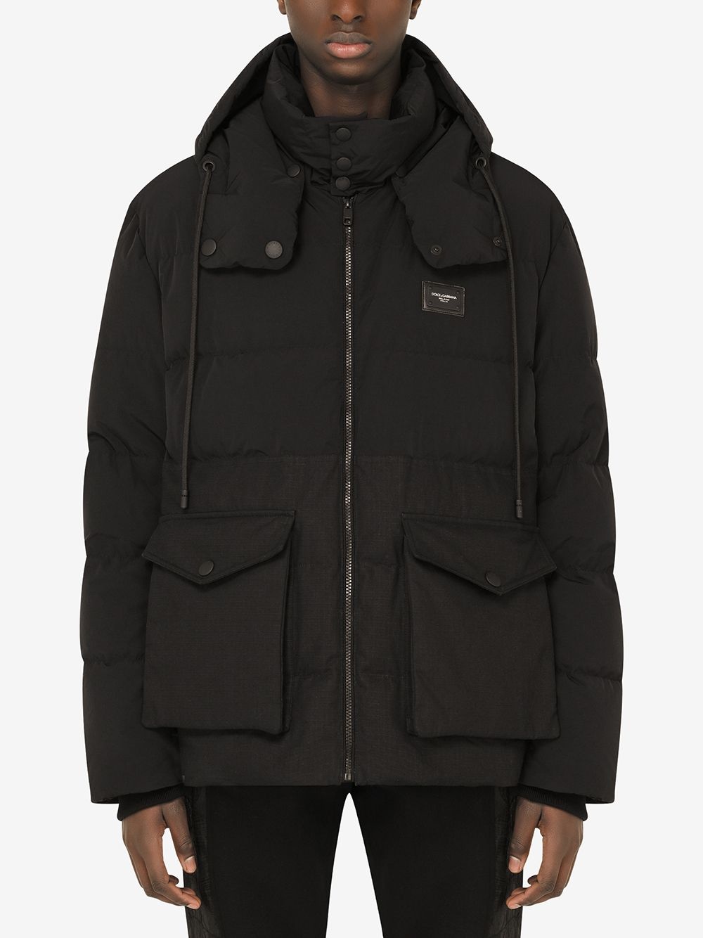 hooded puffer coat - 3