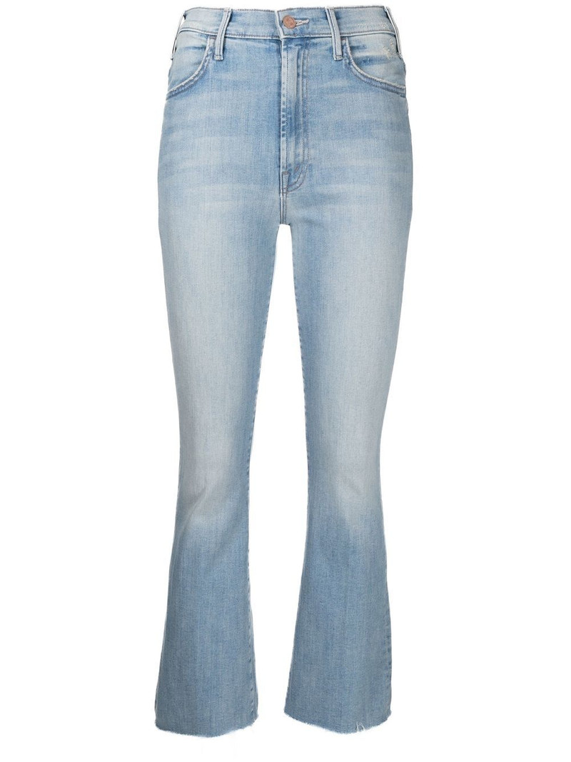 high-rise ankle-length bootcut jeans 1