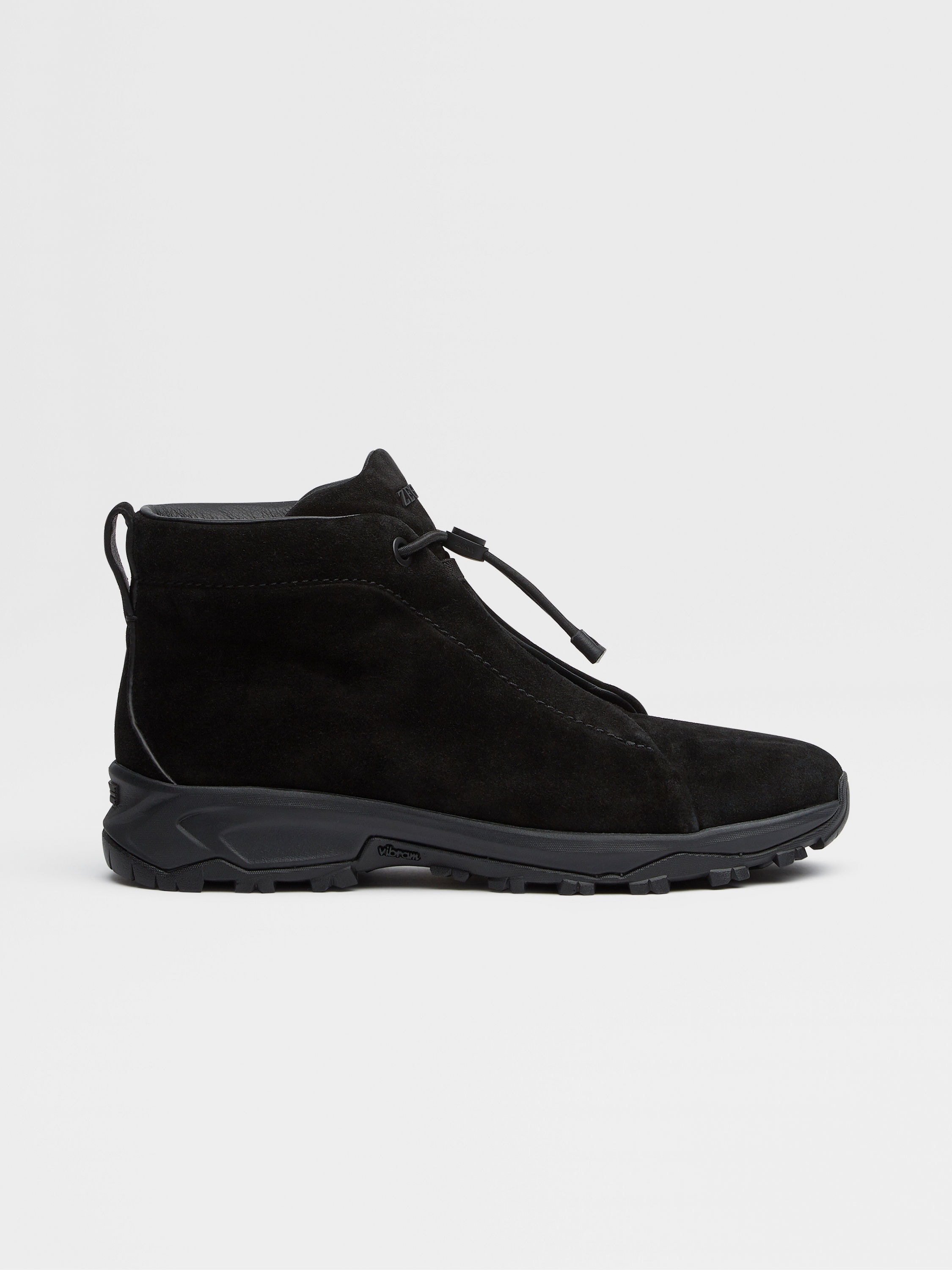 BLACK SUEDE TRIPLE STITCH™ VETTA SNEAKERS - 4
