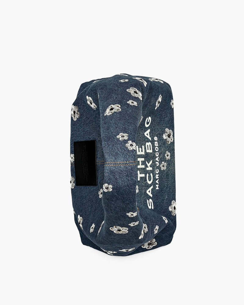 THE SEQUIN DAISY DENIM SACK BAG 7