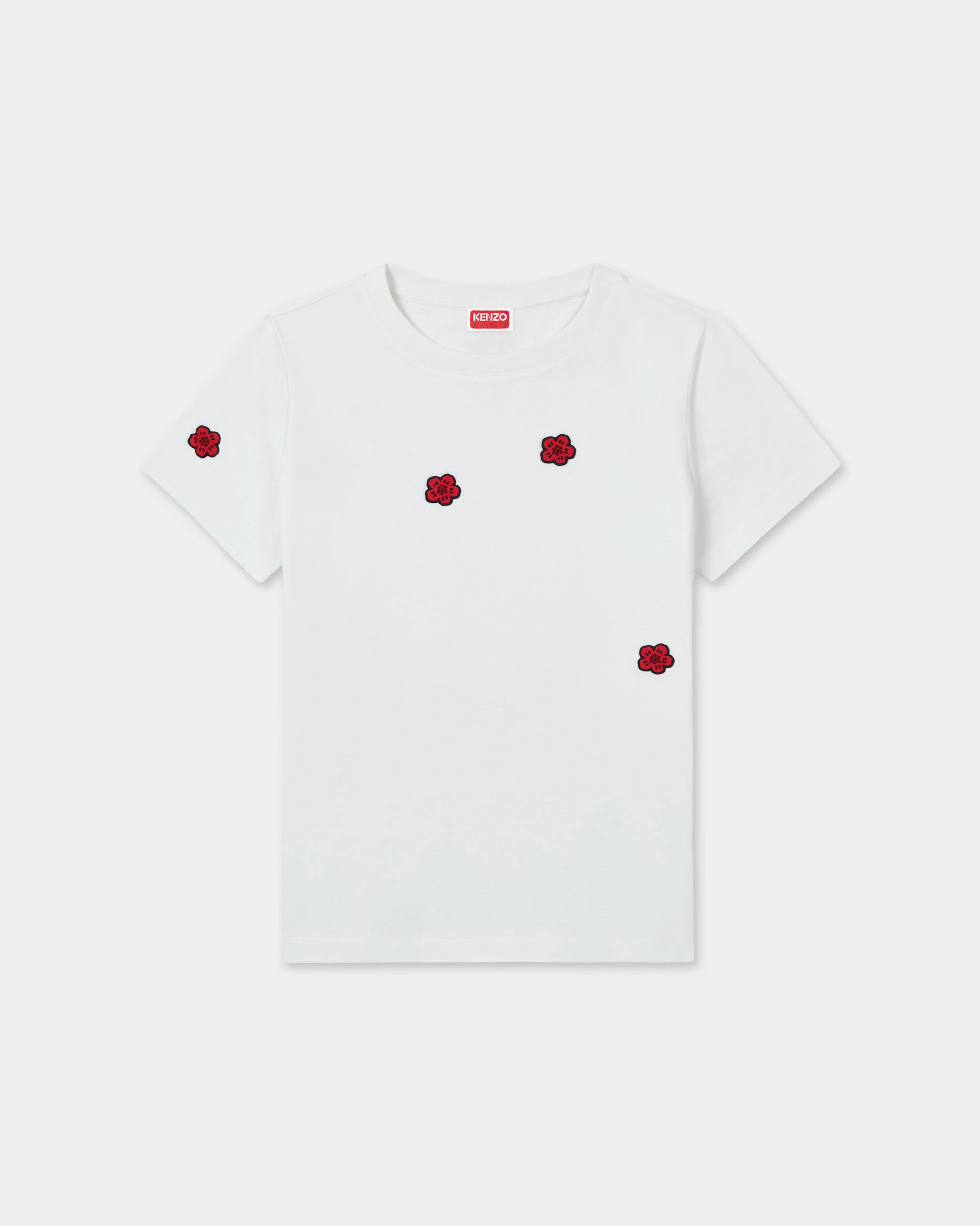 'Boke Flower' classic embroidered T-shirt - 1