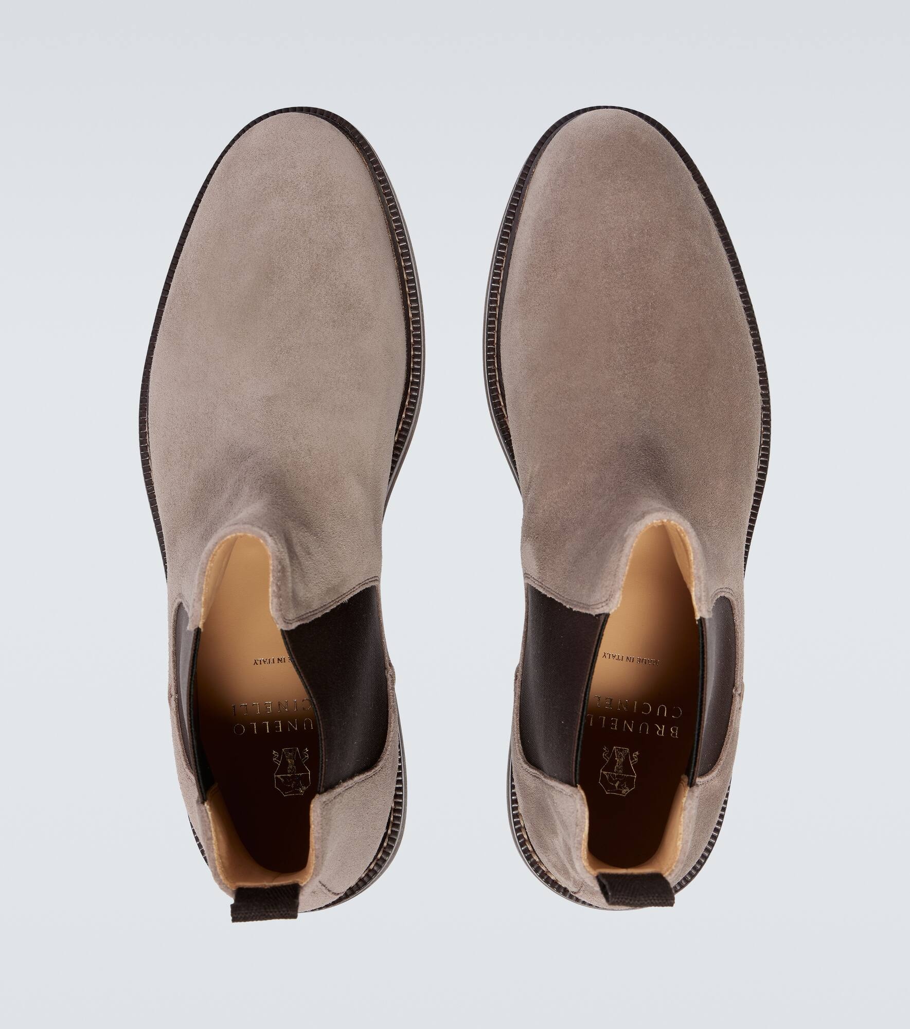 Suede Chelsea boots - 4