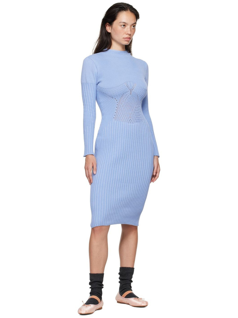 ISA BOULDER Blue Raven Midi Dress outlook