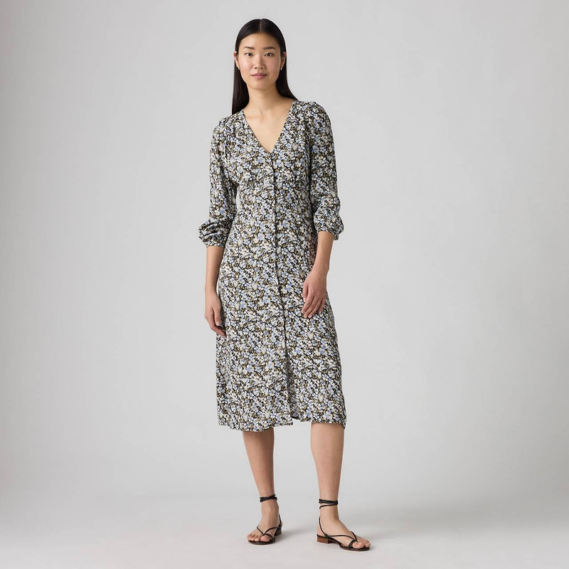 SARINA 롱 슬리브 MIDI DRESS 1
