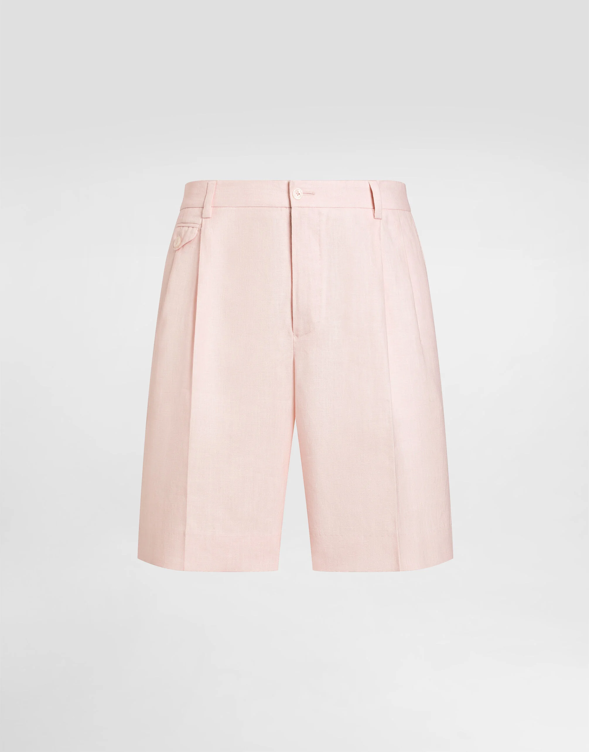 Linen bermuda shorts - 1