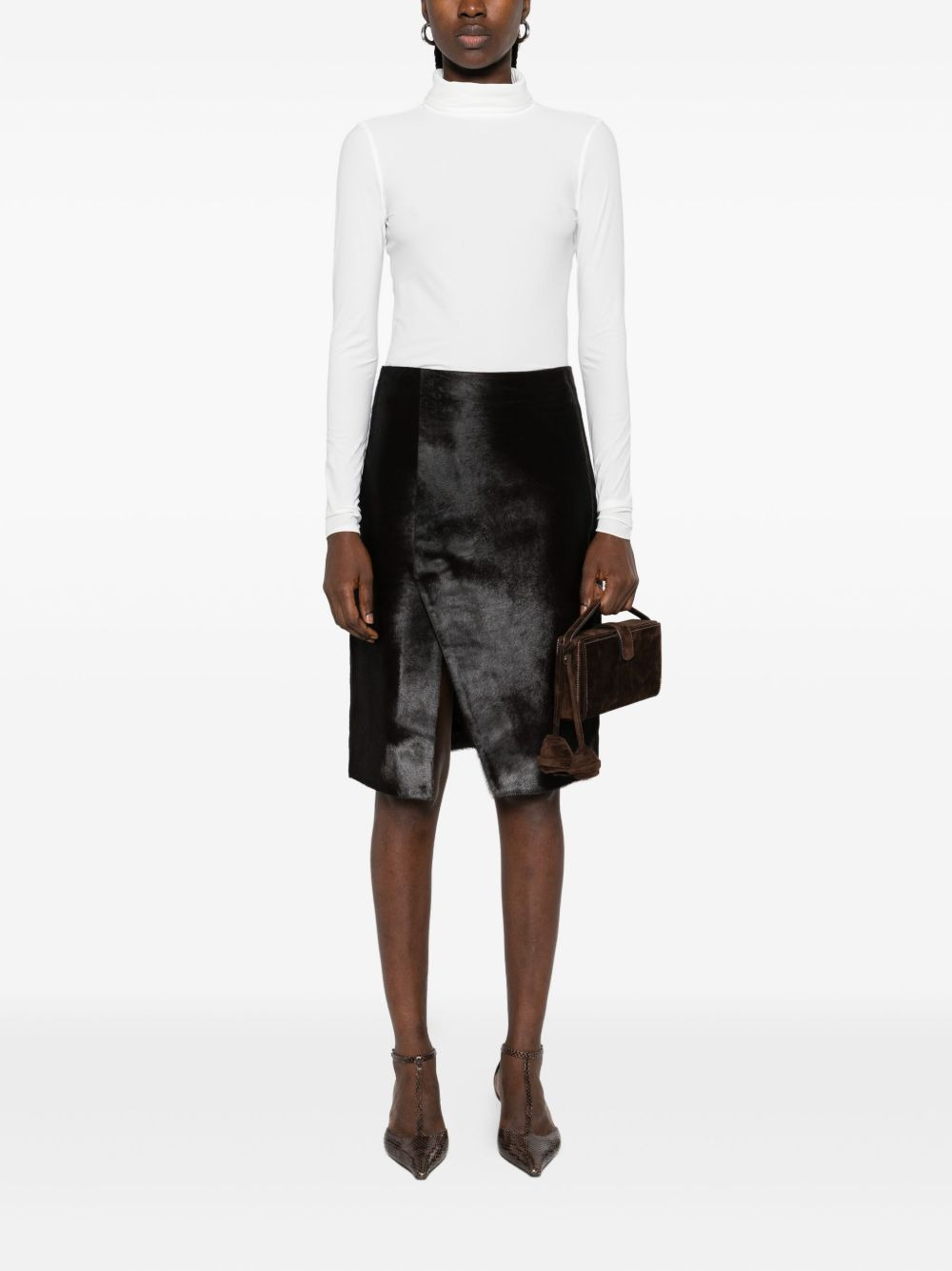 turtleneck long-sleeve top - 2