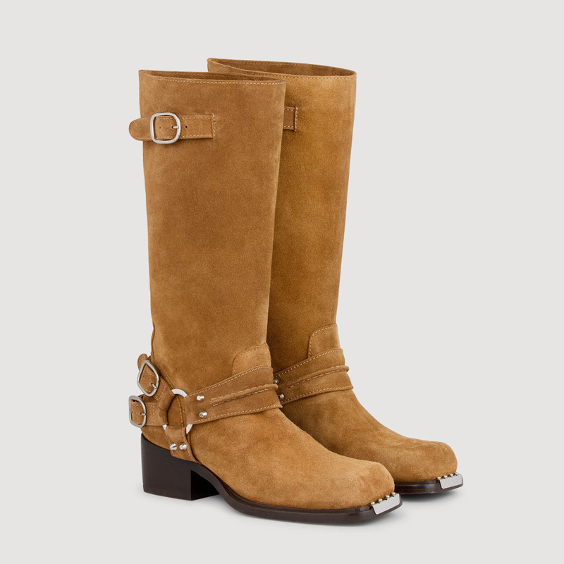 LEATHER BUCKLE BOOTS 3