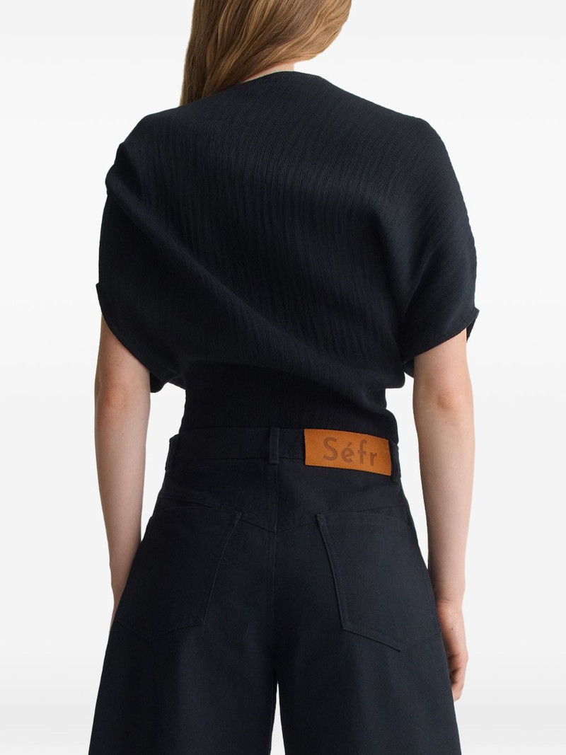 Séfr Naomi draped crinkled blouse outlook