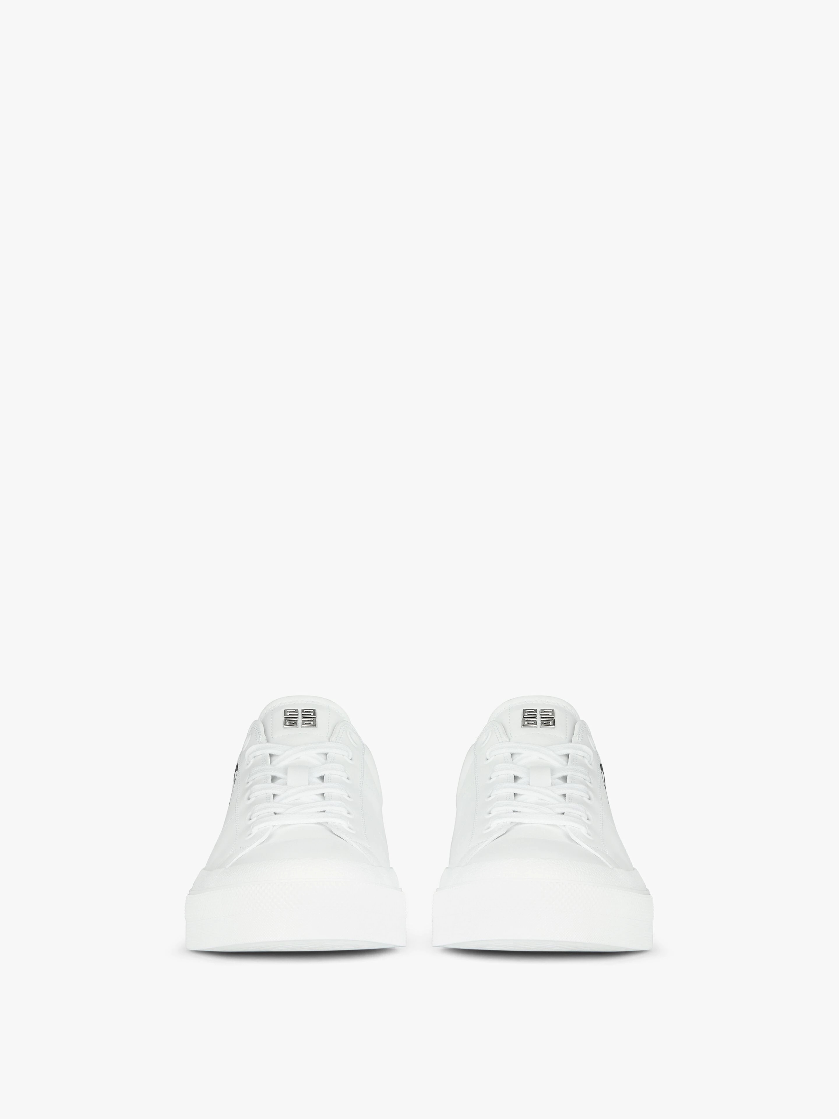 SNEAKERS CITY SPORT IN LEATHER WITH TAG EFFECT DOG PRINT - 2