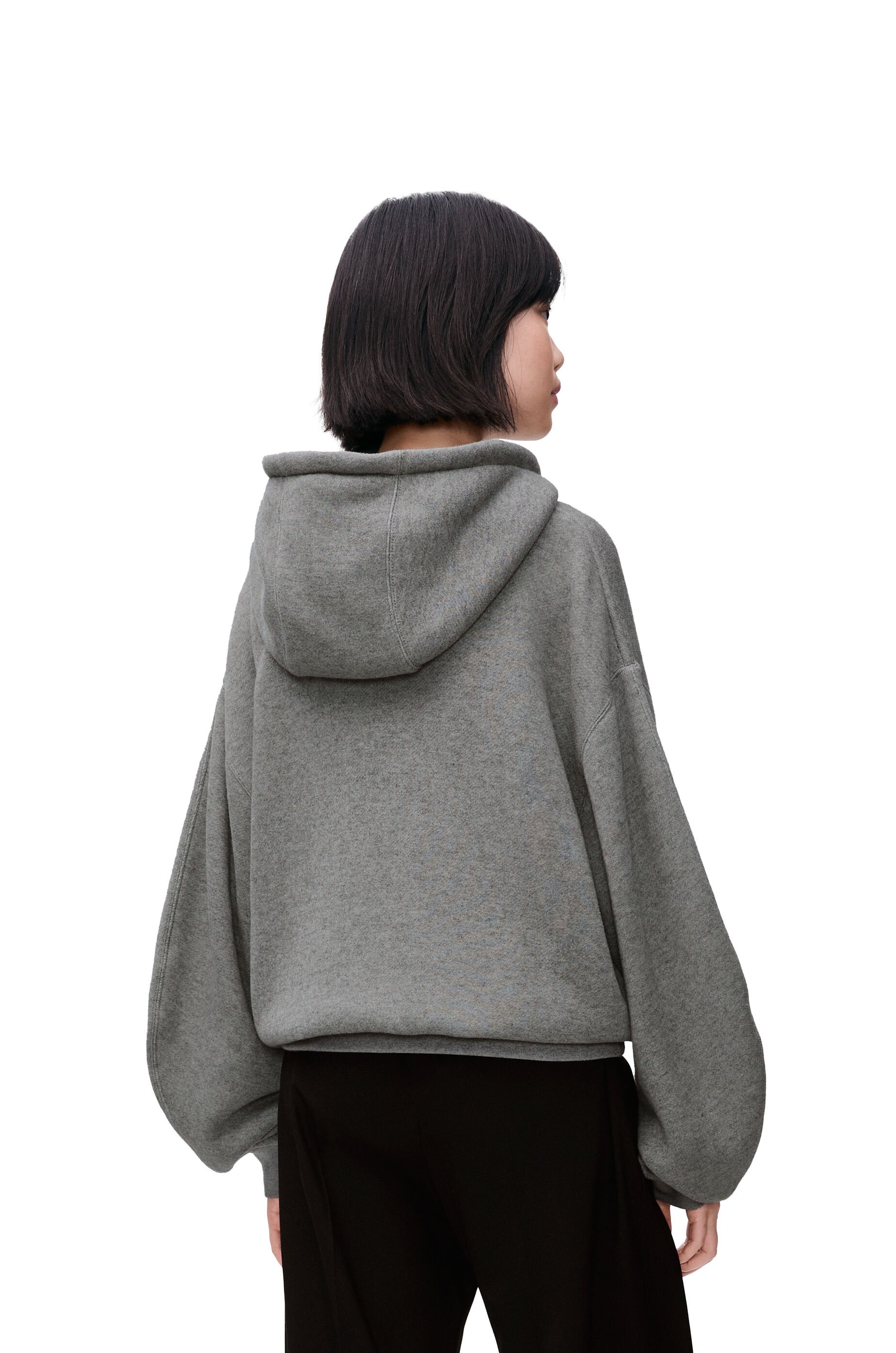 Flamenco hoodie in cotton and cashmere - 4