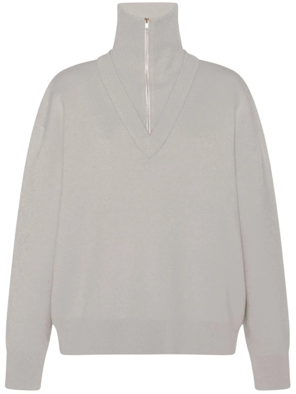 double-layer pullover jumper - 1