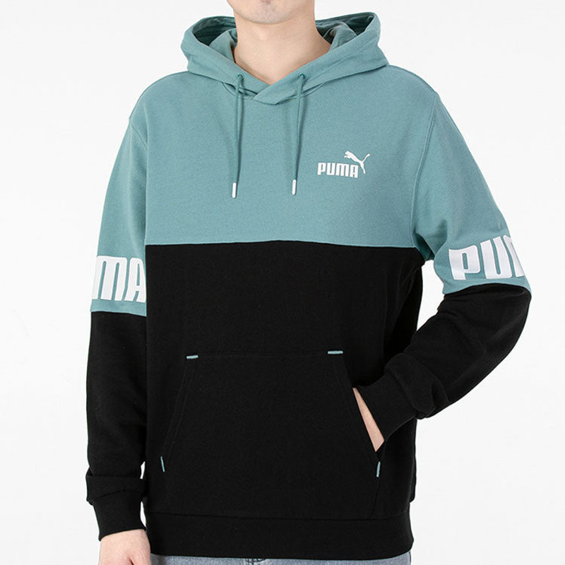 PUMA PUMA Power Hoodie 'Teal' 670937-50 outlook