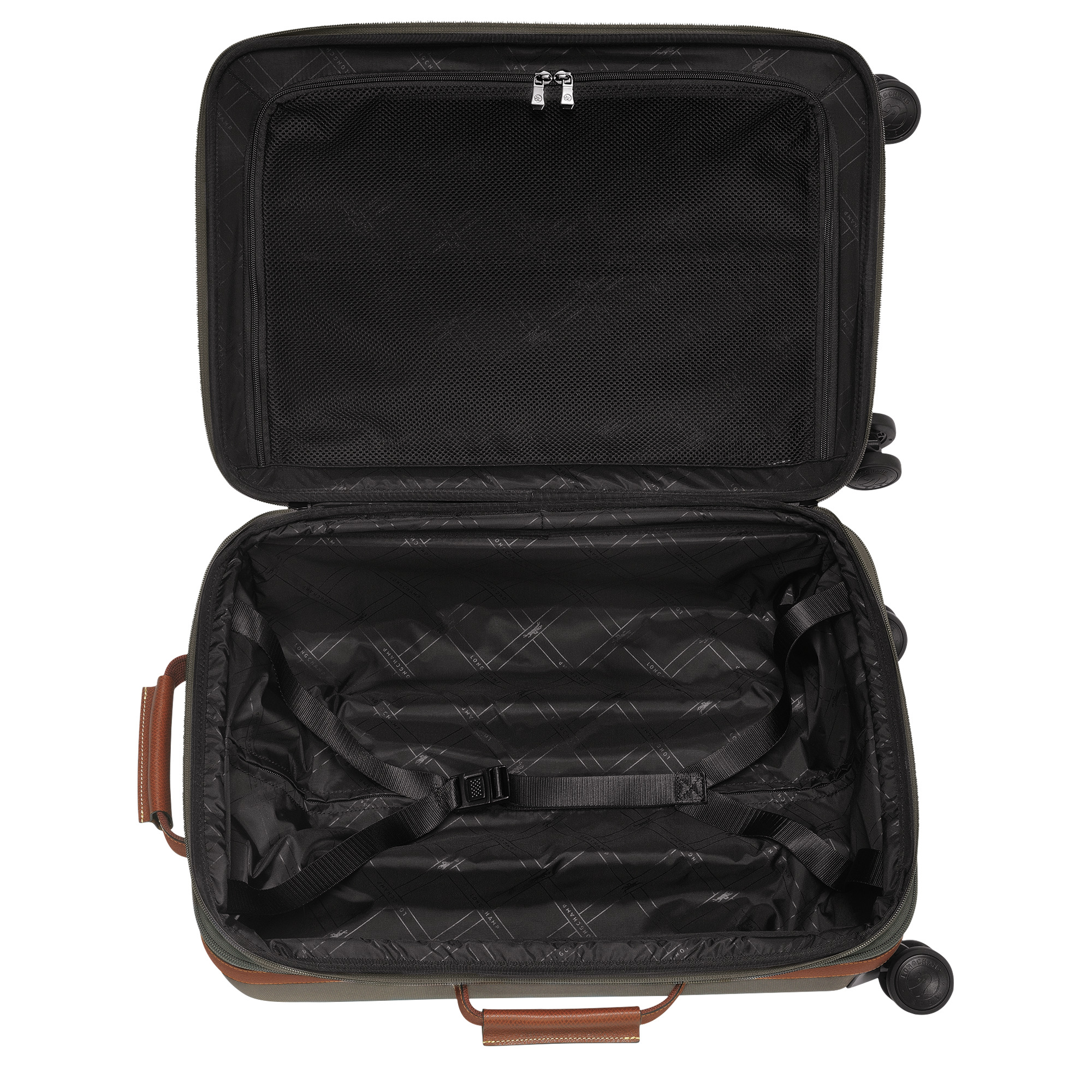 Boxford S Suitcase Brown - Recycled canvas - 4