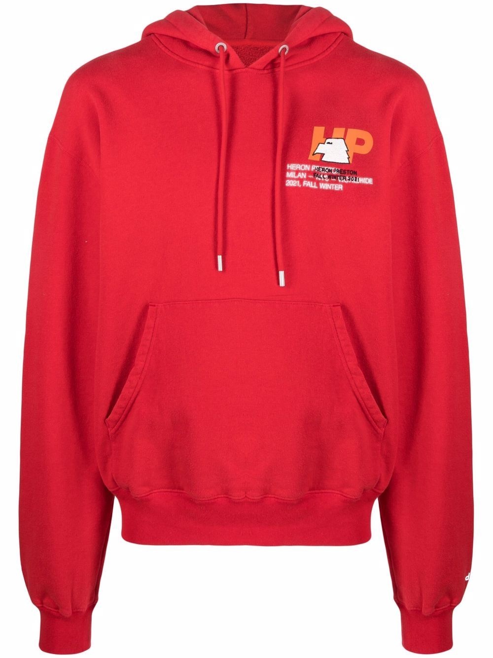 logo-print hoodie - 1