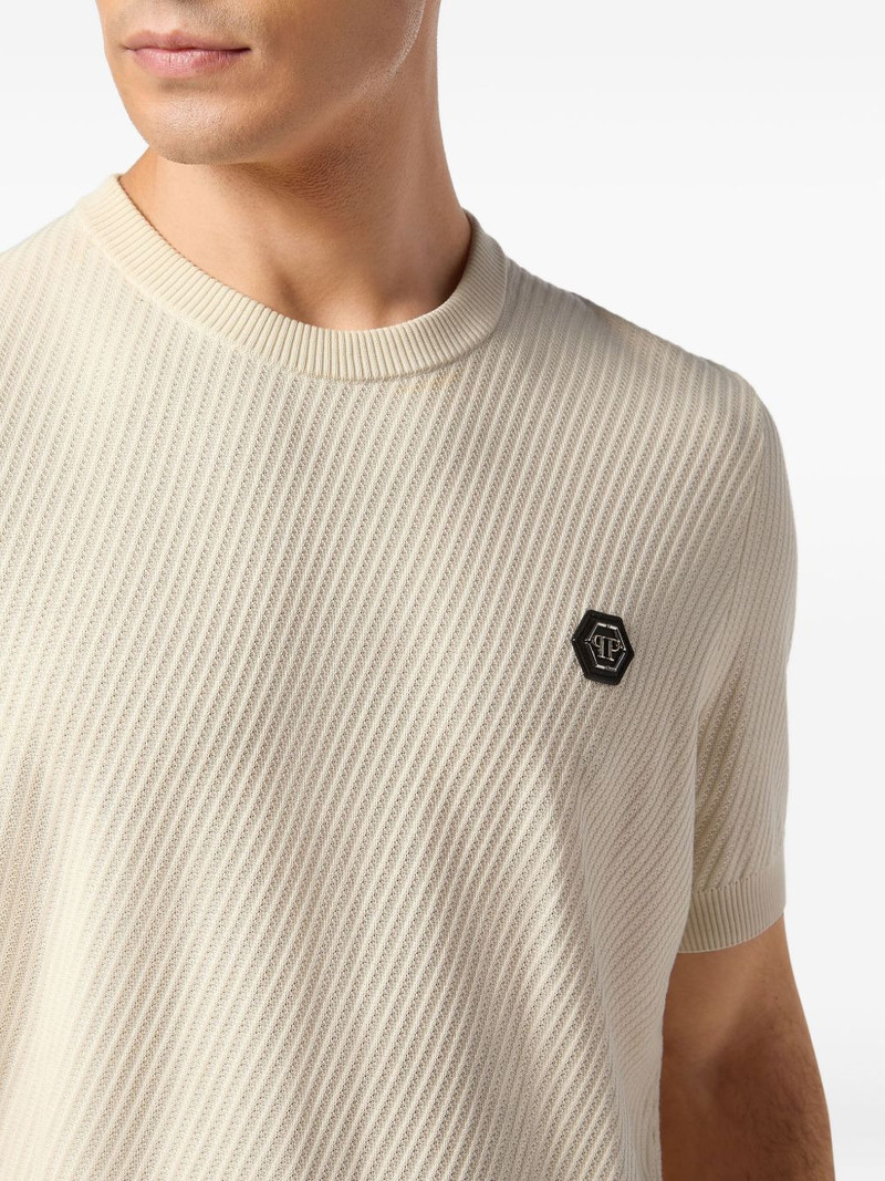 ribbed short-sleeve sweater 4