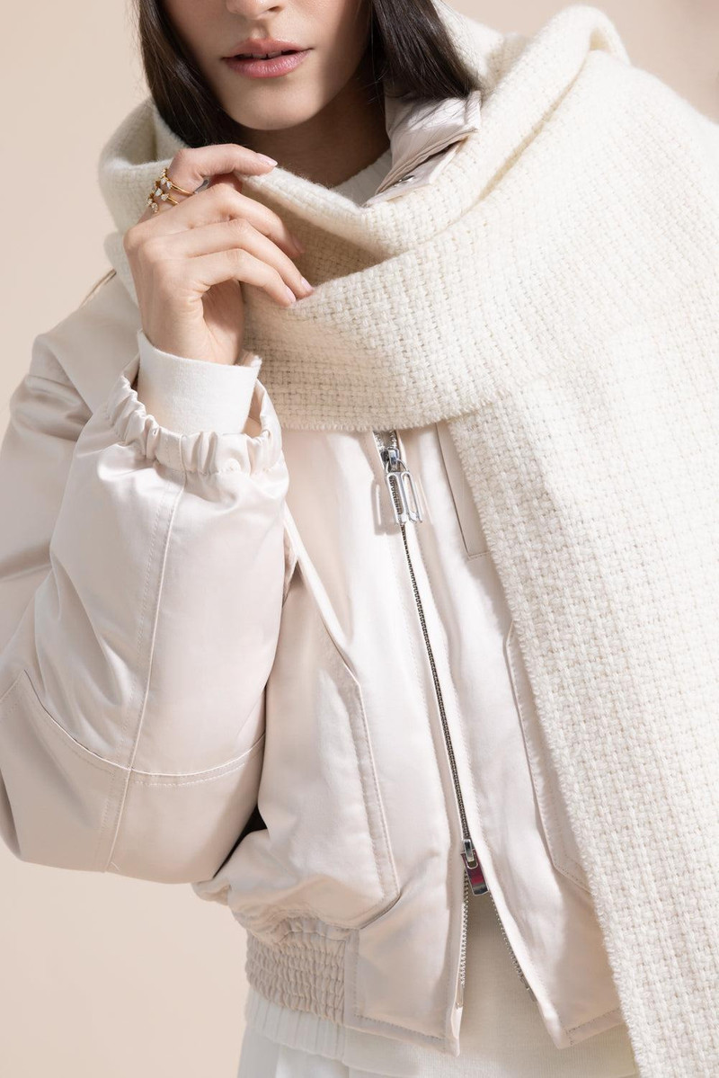 rag & bone Mila Scarf - Ivory outlook