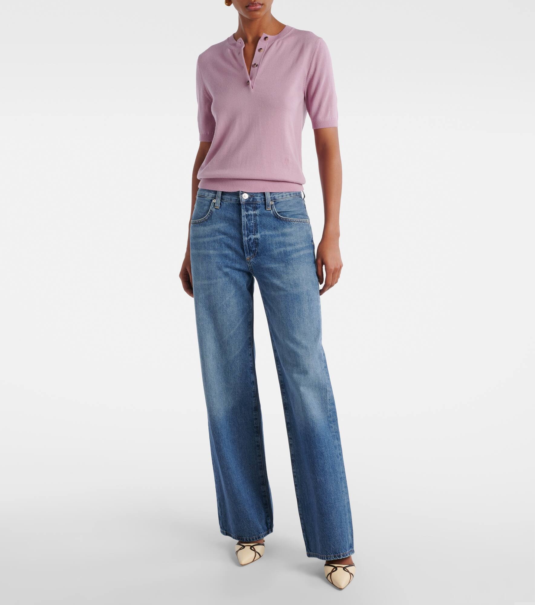 Annina high-rise wide-leg jeans - 7