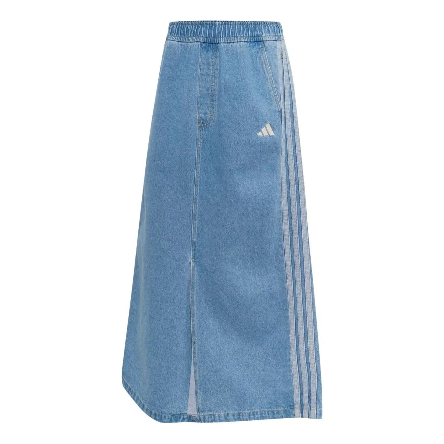 (WMNS) adidas Stadium Washed Denim Loose Fit Skirt Asia Sizing 'Crystal Sky' KV0622 - 1