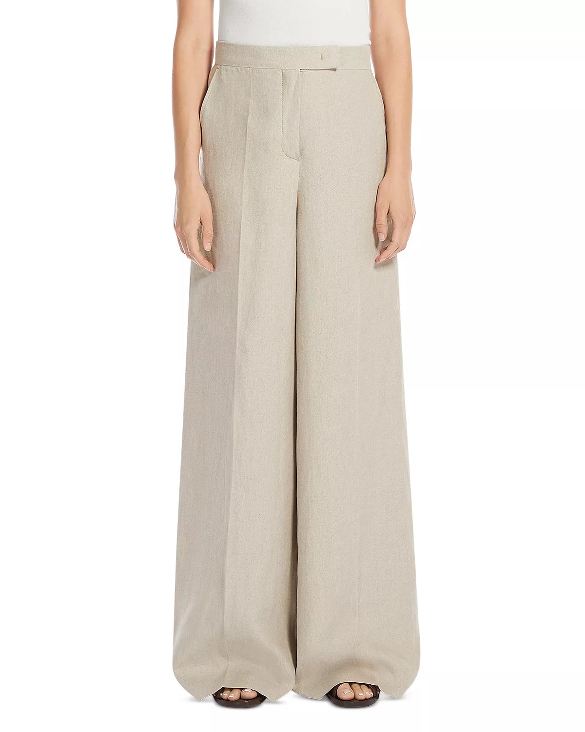 2 Sequoia Linen Wide Leg Pants - 1