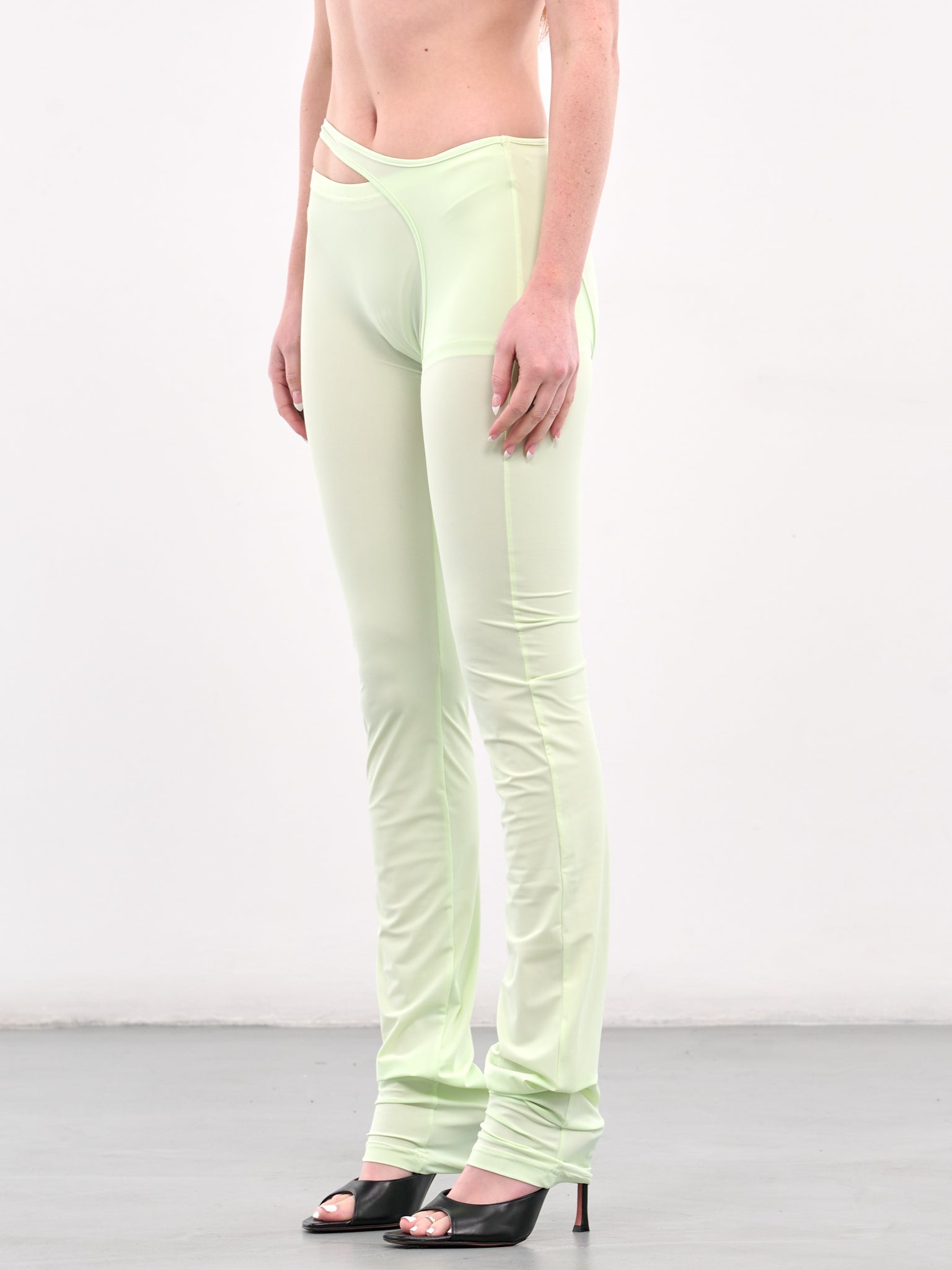 Layered Waist Leggings - 2
