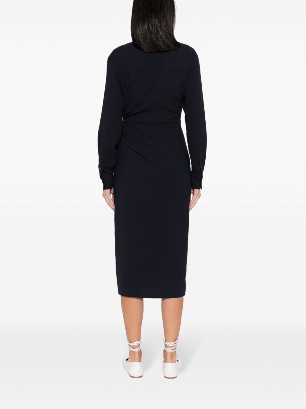 Wright wrap midi dress - 4