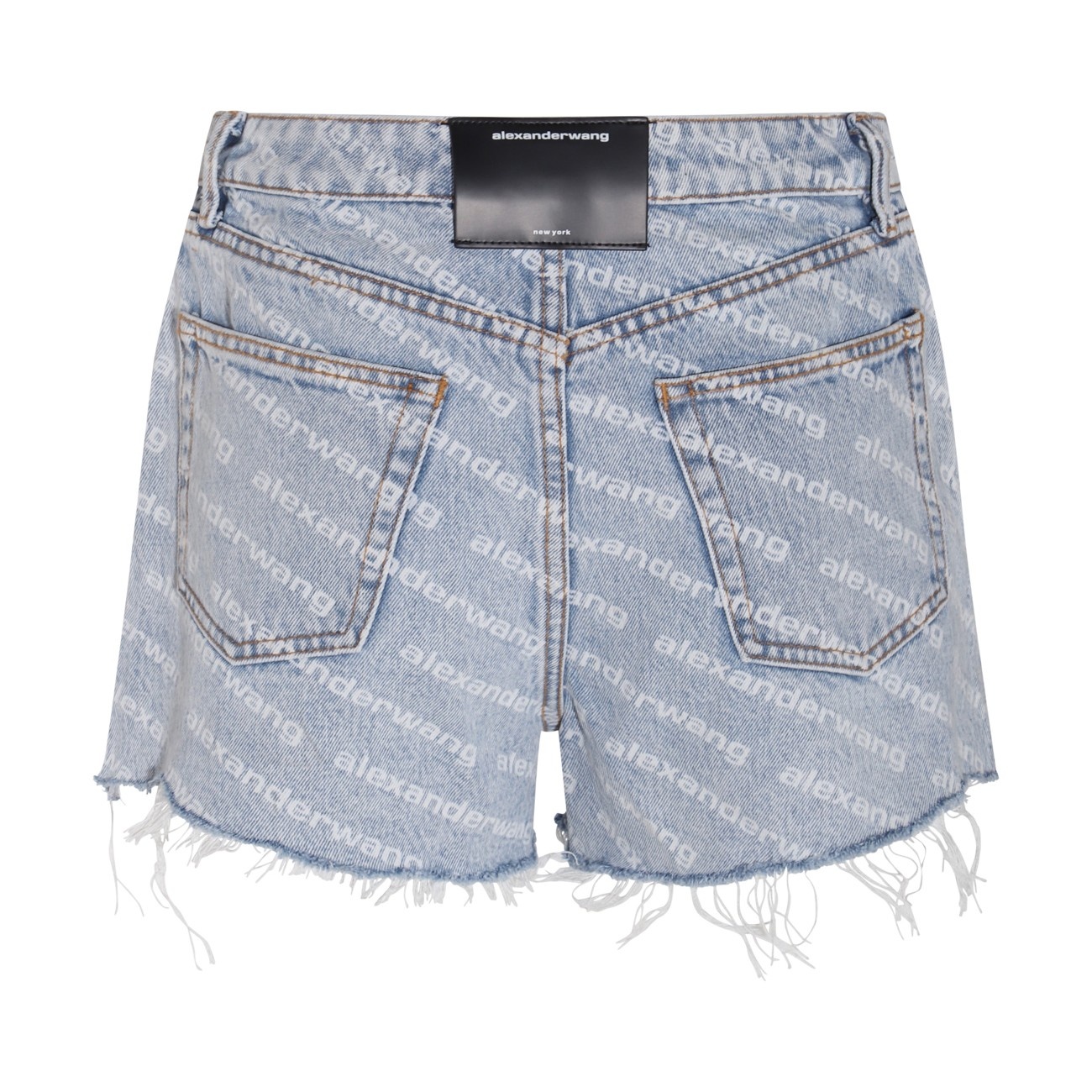 ショートパンツ ALEXANDER WANG Women Shorts  Burmudas 4DC2204781 270 Blue Alexander Wang Denim shorts | Women's Clothing | Vitkac