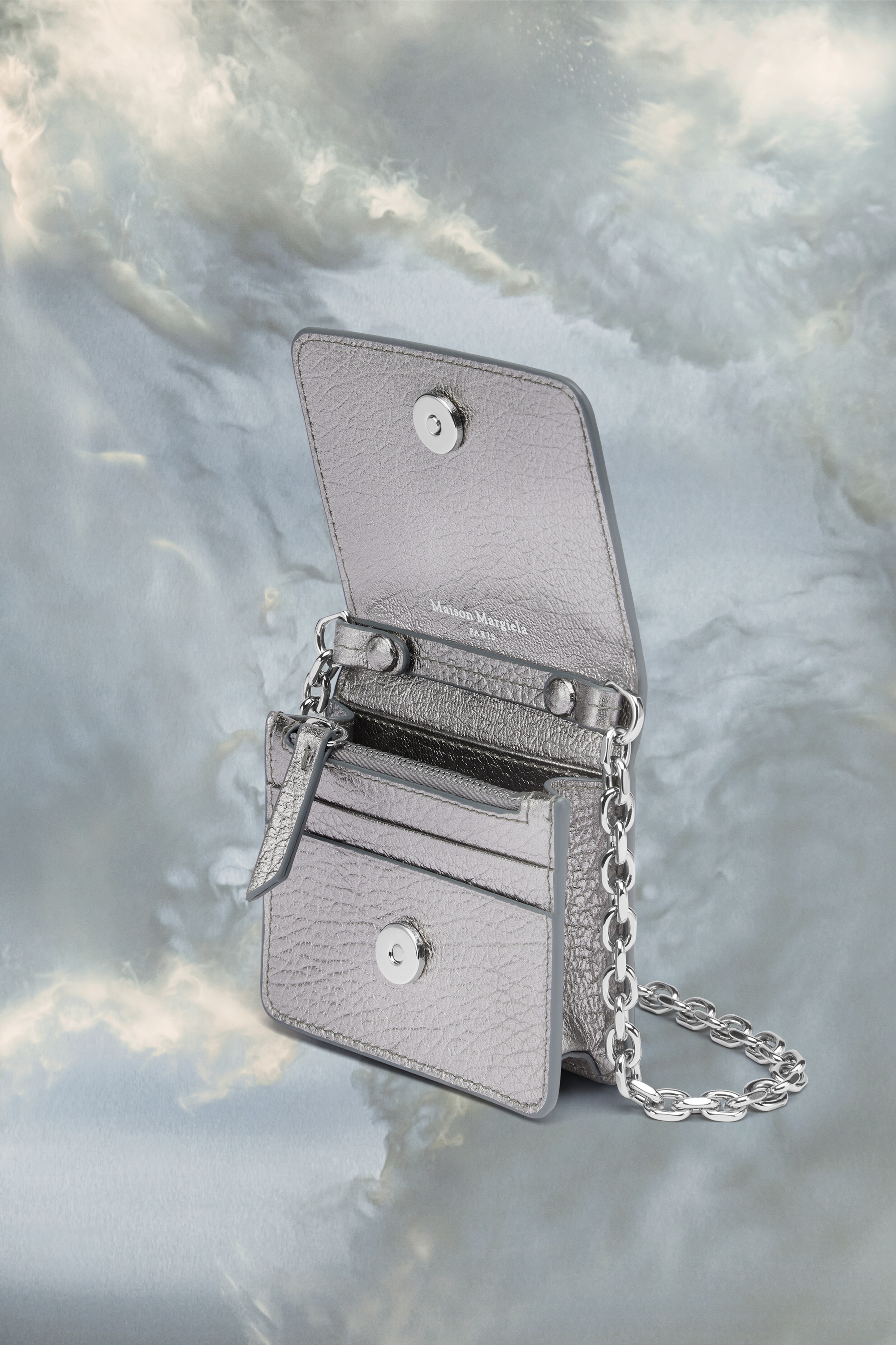 Four Stitches Chain Wallet Small - 4