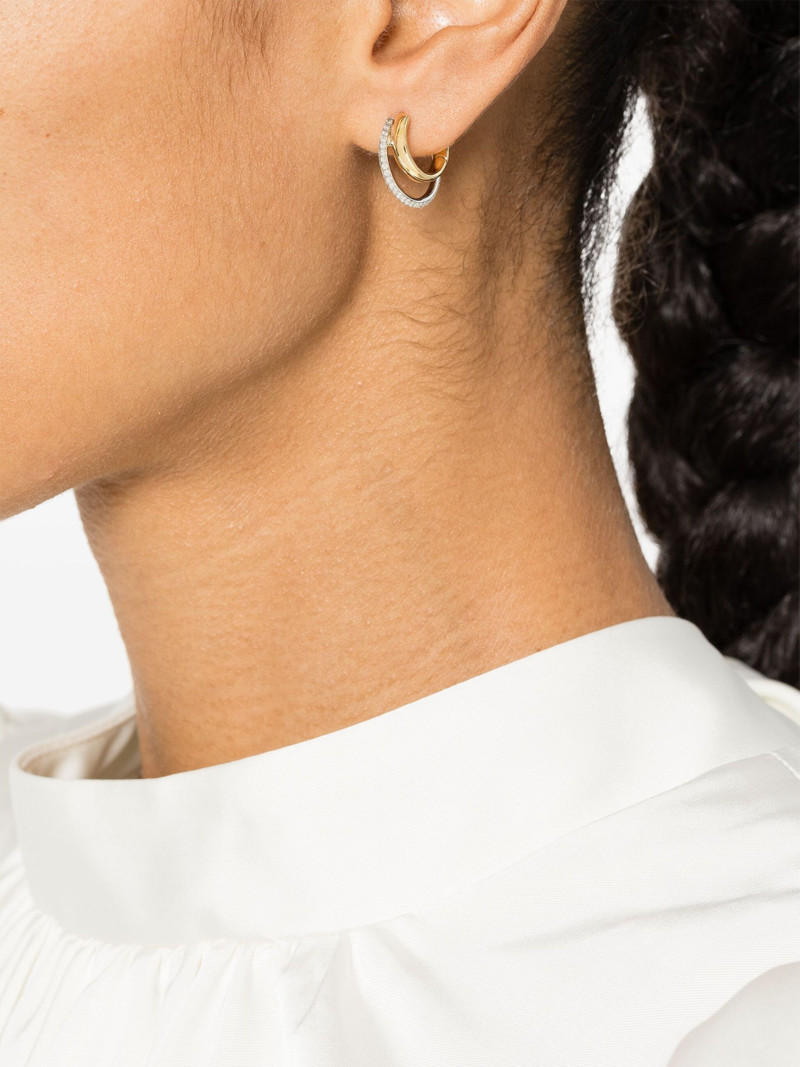Yvonne Léon 9K Gold Paire De Mini Créoles Earrings outlook
