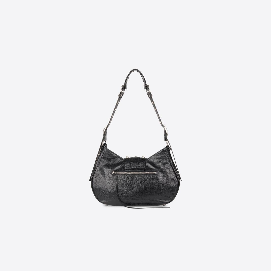 Women's Le Cagole Medium Shoulder Bag in Black - 4