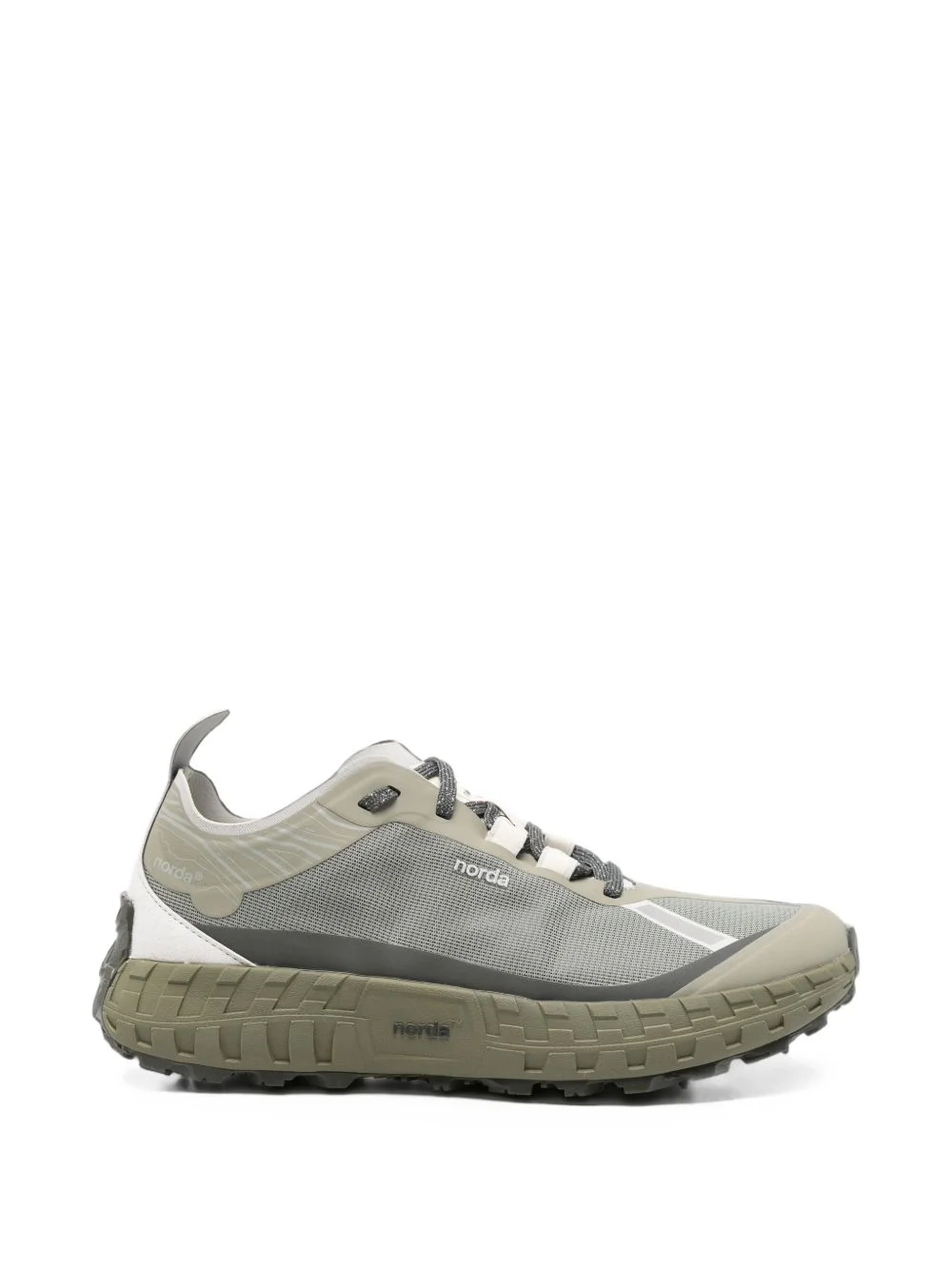 panelled sneakers - 1