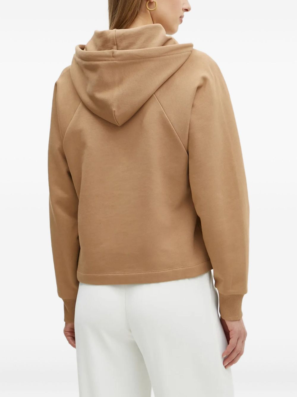logo-embroidered hoodie - 3
