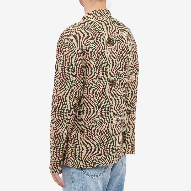 Our Legacy Box Wave Print Shirt 3