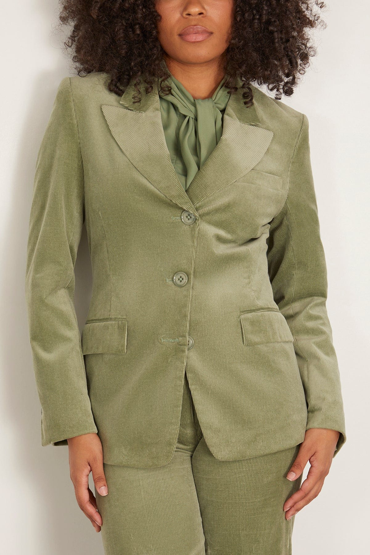 Twisted Structure Jacket in Mistletoe - 3